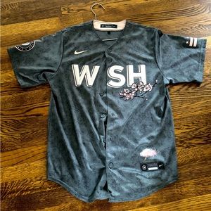 Nationals Nike City Connect Cherry Bollosm Jersey (Medium)